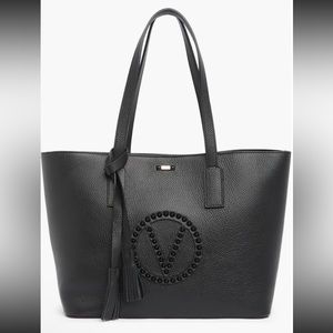 Valentino by Mario Valentino Rockstud Tote (Black)